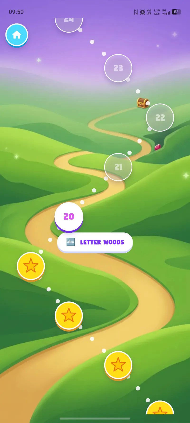 Wind through Letter Woods